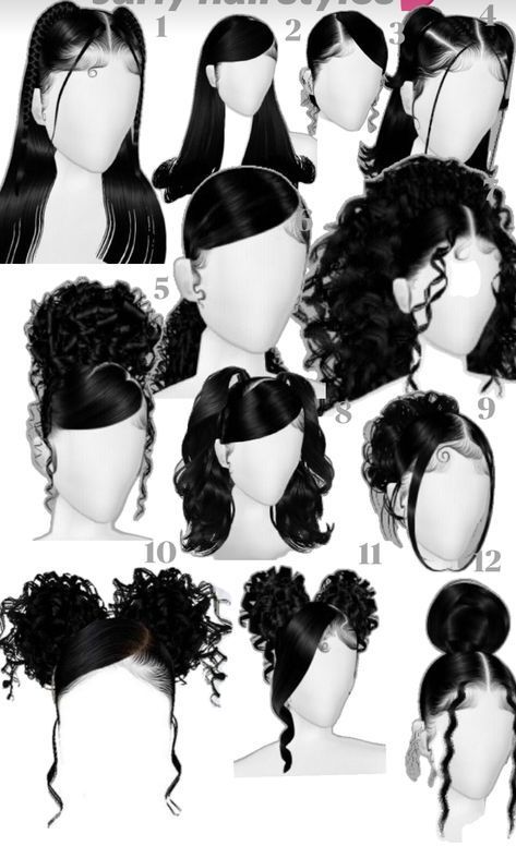 Hairstyles For Short Curled Hair, Black Hair Inspo Hairstyles, Hairstyles For Medium Length Hair Slick, Braids In Front Hairstyles, Curly Hairstyles Curling Iron, Hairstyle For Thick Curly Hair, Gel Curly Hairstyles, Curly Hair Styles Baddie, Long Curly Hair Styles Easy