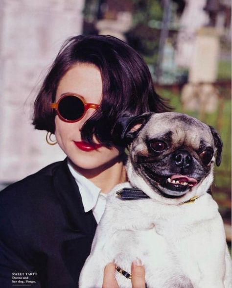 Donna Tartt Aesthetic, Donna Tartt, Pug, Sunglasses, Tumblr