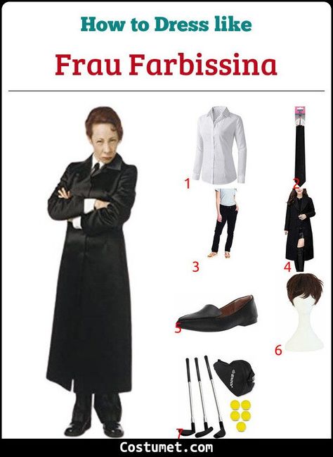 Frau Farbissina (Austin Powers) Costume for Cosplay & Halloween 2021 Dr Evil And Frau Costume, Austin Powers Family Costume, Austin Powers Characters, Austin Powers Costume, Short Brown Bob, Easy Couple Halloween Costumes, Dr Evil, Brown Bob, 2023 Halloween