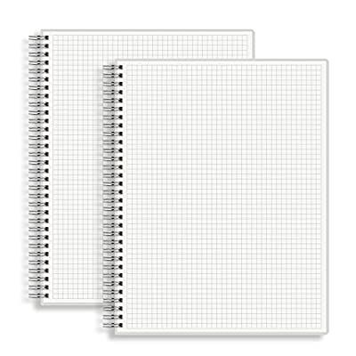 5% off for a limited time. Offer applied at checkout. HULYTRAAT Large Graph Ruled Wirebound Spiral Notebook, 8.5 x 11 Inches, 5 X 5 Graph Ruled (5 sq/in) Paper Pad, Premium 100gsm Ivory White Acid-Free Paper, 128 Squared/Grid Pages per Book (Pack of 2) https://amzn.to/3CdGslt Grid Paper Notebook, Graph Paper Aesthetic, Graph Notebook, Handwriting Practice Sheets, Graph Paper Notebook, Grid Notebook, Grid Paper, Cute Notebooks, 2023 Christmas