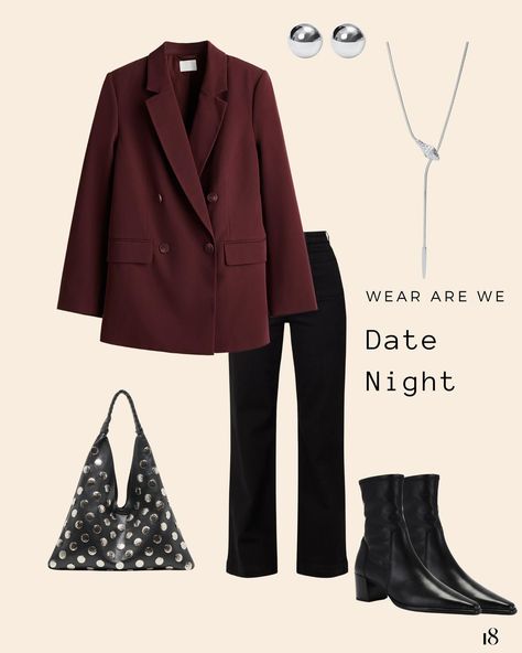 Still obsessed with blazers and burgundy? Same here! 🙌 Just wrapped up a closet overhaul for a client and we created 20+ looks using a few staple pieces! Here’s a sneak peek at some of the outfits we pulled together featuring a classic, affordable blazer. Versatile, chic, and perfect for fall. ✨ Need help with your wardrobe? DM me for a personalized style guide or closet refresh! ✨ Don’t forget: ❤️Like & drop a comment with your favorite look! ❤️Share with a friend who loves fashion inspo... Berry Blazer Outfit, Burgandy Blazer Outfit, Maroon Blazer Women, Burgundy Blazer Outfit Woman, Burgundy Blazer Outfit, Burgandy Blazer, Blazer Outfits Women, Closet Refresh, Maroon Blazer