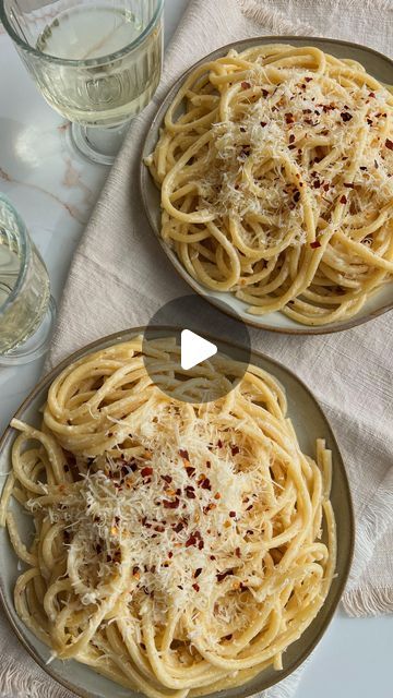 Creamy White Wine Pasta, Valentines Day Dinner At Home, White Wine Pasta, Wine Pasta, Glass Of White Wine, Chicken Shrimp, Pasta Water, Valentines Day Dinner, Dinner At Home