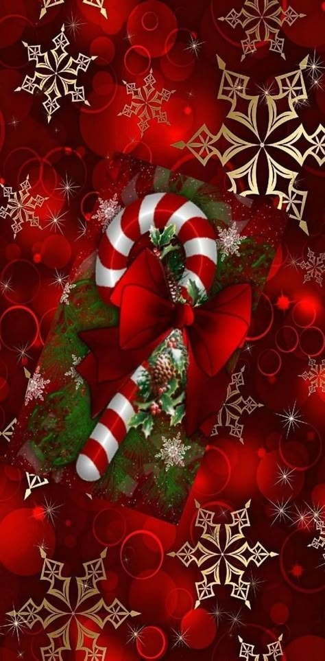 Iphone Holiday Wallpaper, Red Snowflakes Wallpaper, I Phone Christmas Wallpaper, Candy Cane Wallpaper Iphone, Christmas Wallpaper Iphone Vintage, Christmas Wallpaper For Iphone, Free Christmas Wallpaper, Merry Christmas Images Free, Wallpaper Iphone Vintage