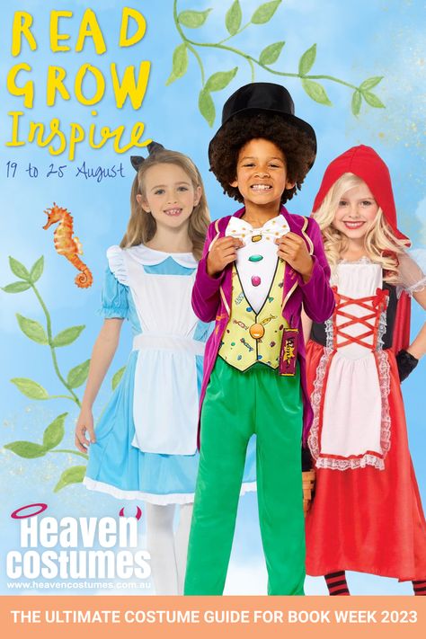 2023 Book Week Ideas, Read Grow Inspire Book Week Costume, Bookweek Costumes 2023, Book Week 2023 Read Grow Inspire, Read Grow Inspire Book Week, Book Week 2023, Book Week Costumes For Teachers, Read Grow Inspire, Bookweek Costumes For Teachers