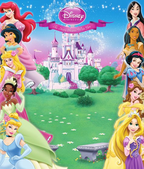 Image - New-Disney-Princess-Background-disney-princess-28265123 ... Disney Princess Castle Background, Princess Background For Birthday, Disney Princess Background, Princess Background, Disney Princess Photo, Disney Princess Invitations, Background Disney, Disney Princess Theme, Disney Princess Castle