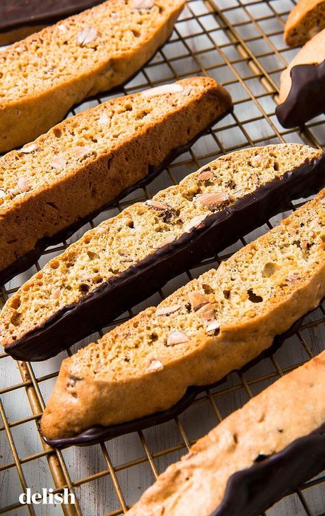 Our Perfect Biscotti Is The Best Excuse To Eat Cookies For BreakfastDelish Best Biscotti Recipe, Italian Desserts Easy, Almond Biscotti Recipe, Italian Cookie Recipes, Italian Recipes Dessert, Almond Biscotti, Biscotti Cookies, Eat Cookies, Biscotti Recipe