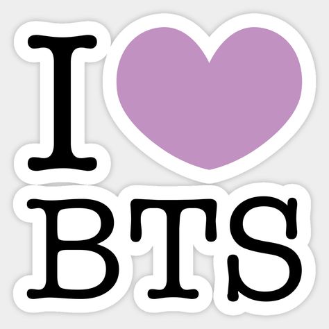 I love BTS typography made for ARMY!Get the merchandise for family member, sister, brother, friend, bestfriend, girlfriend or boyfriend as a gift or birthday present -- Choose from our vast selection of stickers to match with your favorite design to make the perfect customized sticker/decal. Perfect to put on water bottles, laptops, hard hats, and car windows. Everything from favorite TV show stickers to funny stickers. For men, women, boys, and girls. Cute Stickers Bts, Bts Stickers Printable, Bts Kdrama, I Love Kpop, Bts Design, Sticker Bts, Stickers Bts, Bts Sticker, Bts 2023