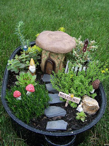 Kaktus Dan Sukulen, Taman Diy, Fairy Garden Pots, Fairy House Diy, Fairy Garden Crafts, Fairy Garden Designs, Faeries Gardens, Mini Fairy Garden, Kraf Diy