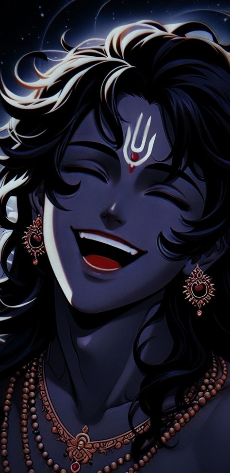 Indian Gods Wallpaper, Shri Krishna Aesthetic, Krishna Anime Wallpaper, Krishna Face Painting, Aesthetic Krishna Wallpaper, Hindu Aesthetic Wallpaper, Krishna Anime Art, Aesthetic Wallpaper For Boys, Krishna Ji Painting