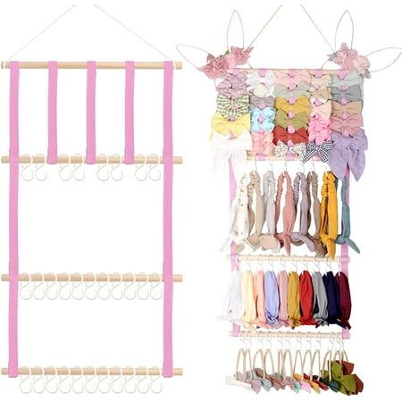 Toddler Girls Room, Baby Headband Holders, Hair Accessories Organizer, Headband Storage, Small Hair Bows, Hair Bow Organizer, Accessory Organizer, Bow Organizer, Accessories Organizer