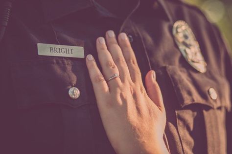 Police Engagement Photos, Police Officer Wedding, Police Wedding, Line Photo, Photographs Ideas, Engagement Announcement, Wedding Engagement Photos, Wedding Pics, Blue Line