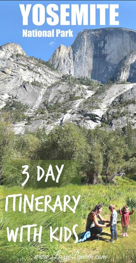 Looking for tips for your Yosemite National Park road trip? My husband and I spent 3 full days exploring the park with our kids. Here is the ultimate guide with a detailed 3 day itinerary! #yosemitewithkids #yosemiteitinerary #yosemitenationalpark Yosemite Trip, National Park Road Trip, Road Trip With Kids, Scenic Photography, California National Parks, Utah National Parks, National Parks Trip, Acadia National Park, Us National Parks