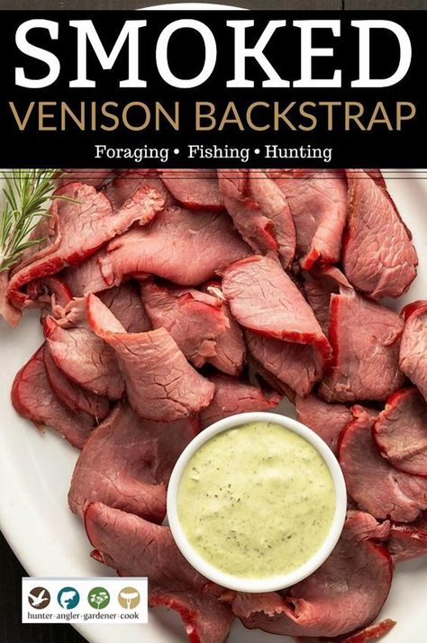 Dive into the art of smoking venison backstrap with Hank Shaw's expert guide. Perfect for hunters and food enthusiasts alike, this comprehensive tutorial walks you through the steps to achieve tender, flavorful results every time. Learn the secrets to selecting the right wood, mastering the smoking process, and enhancing the natural taste of venison. Whether you're a seasoned pro or a curious beginner, this guide will elevate your culinary skills and impress your guests with mouthwatering smoked venison dishes. Smoked Deer Backstrap, Smoked Backstrap Venison, Smoked Venison Backstrap, Deer Backstrap Recipes, The Best Roast Beef, Trager Grill, Venison Loin, Grill Night, Venison Backstrap Recipes