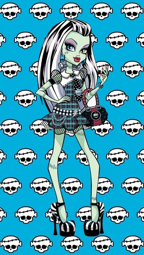 Frankie Stein Hair, Frankie Stein Wallpaper, Monster High Frankie, Moster High, Frankie Stein, Monster High Art, Fav Characters, Monster High Dolls, High Art