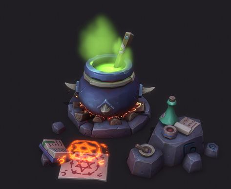 Dark Magic, Isometric Art, Game Props, Prop Styling, Dungeons And Dragons Homebrew, Game Concept, Witch Art, Game Icon, Prop Design