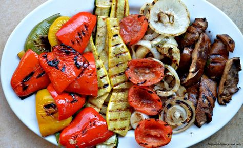 balsamic grilled vegetables Grilled Vegetable Recipes, Pasta Vegetariana, Pizza Fatta In Casa, Grilled Veggies, Idee Pasto Sano, Grilled Vegetables, Veggie Dishes, Homemade Pizza, Vegetable Side Dishes