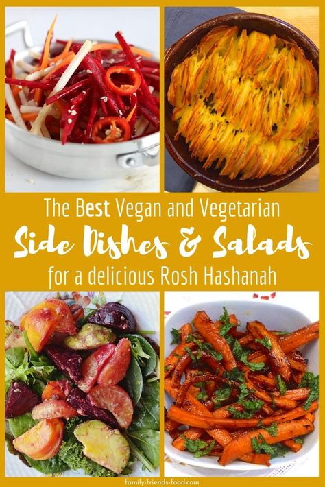 Side Dishes Salads, Rosh Hashanah Menu, Baked Beetroot, Delicious Side Dishes, Rosh Hashanah Recipes, Jewish Holiday Recipes, Kosher Cooking, Salads Recipes, Vegetarian Sides