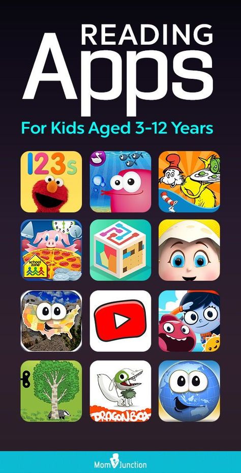 21 Best Reading Apps For Kids Aged 3-12 Years : In this MomJunction post, we have compiled a list of educational and informative reading apps for kids that are also interactive and engage them in a good way. #apps #kids #kidsfun  #readingapps #appsforkids Best Reading Apps, Reading Websites For Kids, Kids Learning Apps, Learning Websites For Kids, Educational Websites For Kids, Best Educational Apps, Educational Apps For Kids, Apps For Kids, Learning Apps