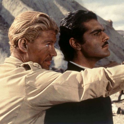 Peter O'Toole and beautiful Omar Sharif in LAWRENCE OF ARABIA ('62) Omar Sharif, David Lean, Shot Film, Peter O'toole, Lawrence Of Arabia, Turner Classic Movies, Hollywood Men, Love Movie, Golden Age Of Hollywood