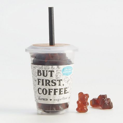 Cold Brew Coffee Gummy Bears Gamer Snacks, Alfred Coffee, Mini Cafe, Gift For Coworkers, Iced Coffee Cup, Gummy Bear, Cold Brew Coffee, Coffee Accessories, Just Because Gifts