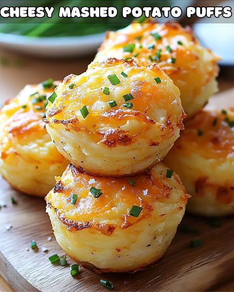 Irresistible Cheesy Mashed Potato Puffs: The Perfect Comfort Food Bite Cheesy Mashed Potato Puffs Recipe, Cheesy Mash Potatoe Puffs, Mashed Potatoes Bites, Cheesy Mashed Potatoes Puffs, Mashed Potato Cheese Puffs, Cheesy Mashed Potato Puffs, Potato Puffs Recipe, Mashed Potato Puffs Recipe, Potato Cheese Bites