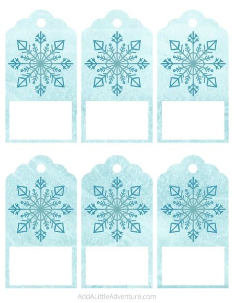 Let It Snow Gift Tags Free Printable, Snowflake Tags Printable Free, Snowman Tags Free Printable, Snowman Gift Tags Printable Free, Holiday Gift Tags Printable Free, Snowflake Name Tags, Snowflake Tags, Free Christmas Tags, Make A Paper Flower