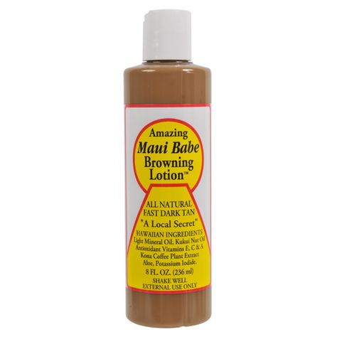 Maui Babe Amazing Browning Lotion  -- This is the BEST tanning lotion I have ever used. Browning Lotion, Maui Babe Browning Lotion, Maui Babe, Best Tanning Lotion, Best Tan, Sun Damaged Skin, Coffee Plant, Perfect Tan, Summer Tanning