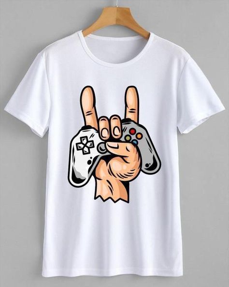 T Shirt Design Ideas Creative Diy, Creative Tshirt Design, Gaming T Shirt, Awesome Shirt Designs, Cool Shirts For Girls, T Shirt Logo Design, Cool Shirt Designs, Creative T Shirt Design, Shirt Logo Design