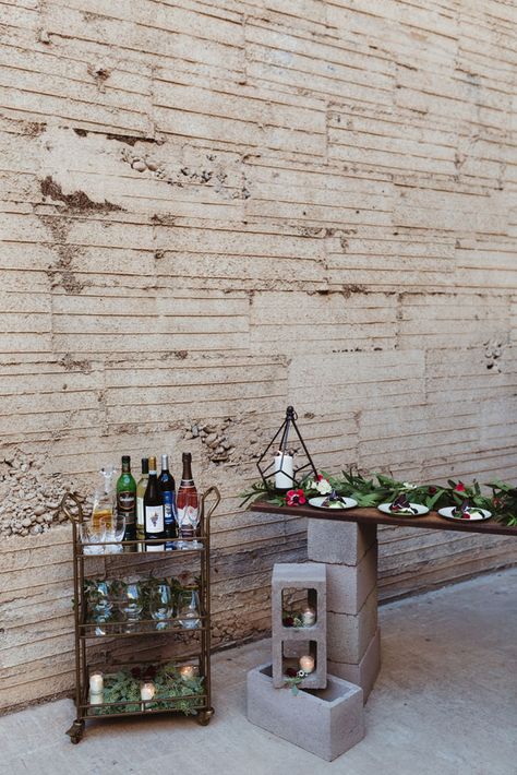 Concrete Wedding, Industrial Wedding Decor, Industrial Chic Wedding, Jewel Tone Wedding, Warehouse Wedding, Local Coffee, Construction Party, Outdoor Wedding Decorations, Wedding Pins