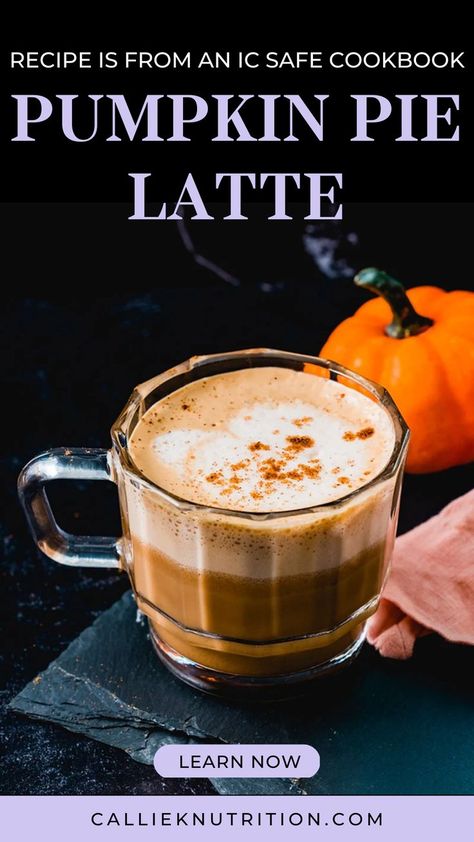 Pumpkin Pie Latte Recipe, Pumpkin Pie Latte, Ic Recipes, Pumpkin Puree Recipes, Low Acid Coffee, Herbal Coffee, Coffee Substitute, Chocolate Bomb, Latte Recipe