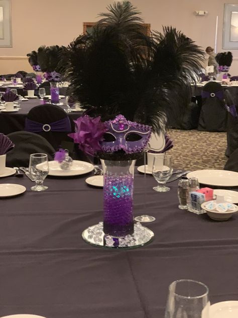 Masquerade Theme Centerpieces Masquerade Themed Centerpieces, Masquerade Ball Decorations Backdrops, Masquerade Prom Centerpieces, Masquerade Table Decor, Masquerade Ball Centerpiece Ideas, Mascarade Sweet 16 Ideas, Mascaraed Prom, Mascarade Centerpieces Ideas, Masquerade Table Centerpieces