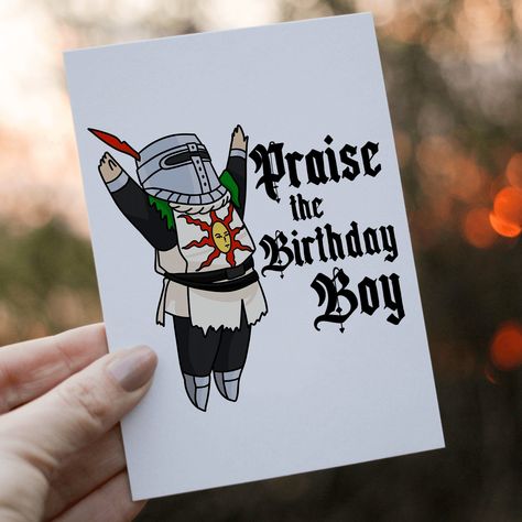 Dark Souls Birthday, Girl Graduation, 14th Birthday, Birthday Ring, Cards Ideas, Birthday Cards Diy, Card Birthday, Hand Drawn Design, Funny Birthday Cards