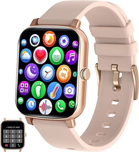 Smart Watch with Call Receive/Dial for Android Phones and iPhone Compatible,Waterproof Fitness Watch with Heart Rate SpO2 Sleep Tracker Voice Control Sport Smartwatch for Women Men Water Reminder, Health Watch, Fitness Watches For Women, Smart Watch Android, Health Tracker, Ios Phone, Male Enhancement, Fitness Watch, Heart Rate Monitor