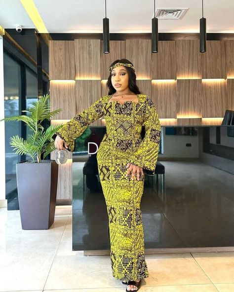 How to Choose the Perfect Gown Style for Your Body Shape Ankara Pencil Dress, Maxi Dress Ankara, Dresses For Church, African Maxi Dress Ankara, African Gowns, Wrap Over Dress, Bubu Gown Styles, Nigerian Lace Styles, Ankara Long Gown Styles