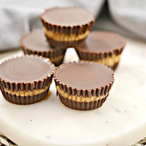 Keto Peanut Butter Cups - Trina Krug Peanut Butter Cup Recipes, Keto Peanut Butter Cups, Cup Recipes, Peanut Butter Cups Recipe, Keto Peanut Butter, Low Carb Peanut Butter, Organic Peanut Butter, Extra Virgin Coconut Oil, Butter Spread