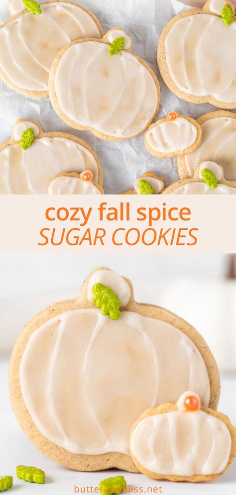 Pumpkin Shaped Cookies, Small Batch Cookie Recipe, Pumpkin Spice Sugar Cookies, Maple Icing, Best Gingerbread Cookies, Spice Sugar Cookies, Chewy Ginger Cookies, Small Batch Cookies, Soft Pumpkin Cookies