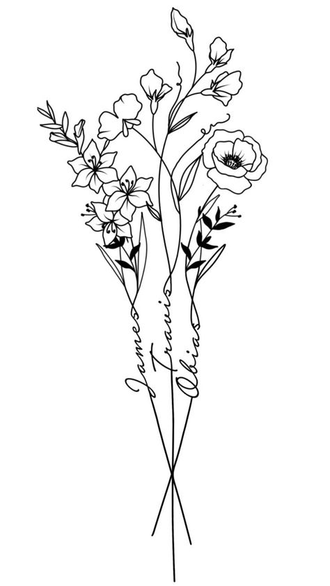 Daffodil And Hawthorn Tattoo, Tattoo Ideas For First Timer, April Birth Flower Tattoo With Name, Mom And 3 Kids Tattoo, Growth Tattoo Ideas For Women, Tattoos For Kids Unique, Meaningful Quote Tattoos For Women, Tattoo For Kids Meaningful, Kids Birth Flower Tattoo Ideas