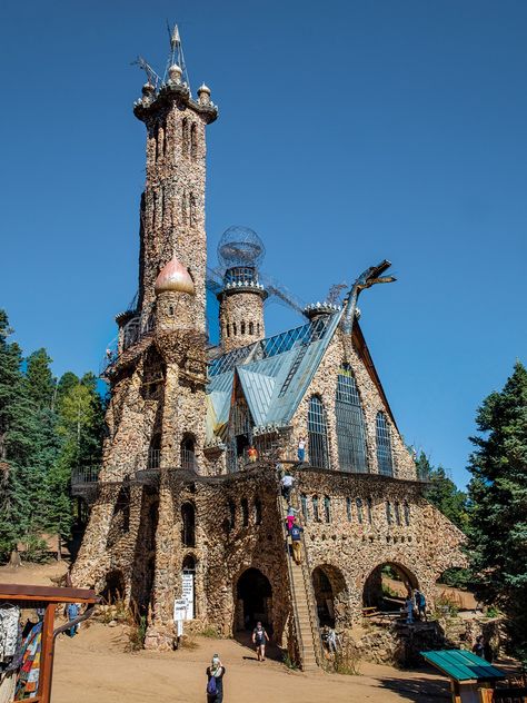 11 Weird and Wonderful Colorado Roadside Attractions - 5280 Colorado Attractions, Bishop Castle, Rock Planters, Roadside Attractions, Coney Island, Genoa, Weird And Wonderful, World Famous, The Valley