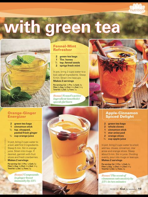 Green tea recipe Green Tea Coffee Recipe, Lipton Green Tea Recipes, Iced Green Tea Recipe Healthy, Easy Tea Recipes, Green Tea Mocktail Recipe, Green Tea Recipes Drinks, Cold Green Tea Recipe, Herbal Iced Tea Recipes, Green Tea Blends