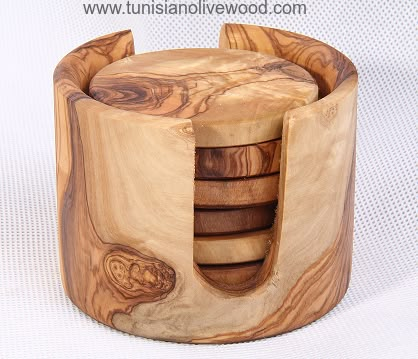 Tunisian Olive Wood Coasters in holder set of 6 -Tunisia Wood Shop Projects, Rustic Cabin Decor, Diy Holz, Christmas Wood Crafts, Wood Turning Projects, Wooden Projects, Diy Wood Projects Furniture, Wood Lathe, Into The Woods