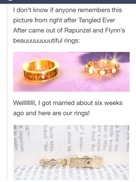 Tangled Rapunzel Wedding Dress, Tangled Date Ideas, Rapunzel Wedding Rings, Rapunzel Themed Wedding Ring, Tangled Rings Rapunzel, Rapunzel Inspired Engagement Ring, Rapunzel Aesthetic Wedding, Tangled Inspired Ring, Tangled Rings Engagement