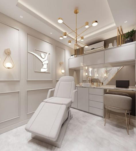 Beauty Treatment Room, Studio Room Design, Dental Design Interior, Dentist Office Design, Dental Spa, Esthetician Room Decor, Display Retail, Dental Office Design Interiors, Esthetics Room