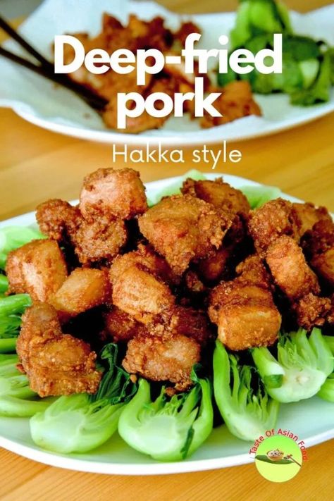 Fried pork belly Hakka style - Quick and easy recipe (absolutely delicious) Fried Pork Belly Recipes Easy, Deep Fried Pork Belly, Easy Pork Belly, Pork Belly Recipes Easy, Hakka Recipe, Fried Pork Belly, Chinese Family, Pork Belly Slices, Pork Recipes Easy