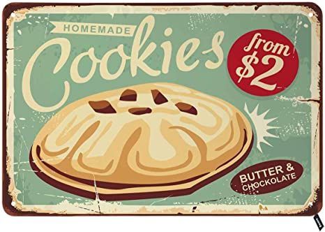 Diner Cake, Vintage Food Posters, Ice Cream Sign, Vintage Bakery, Bakery Sign, Cookie Bakery, Vintage Diner, Cafe Sign, Food Signs