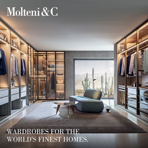 Molteni&C Proof that style is engineered. Witness Italian craftsmanship, design, and beauty with our spellbinding collection of wardrobes and walk-ins that are tailored perfectly to suit your taste and lifestyle. Exclusively at our newly enlarged store in Mekhri Circle, Bangalore. #MolteniGroup #Molteni #SimplySofas #WardrobeStylist #wardrobes #madeinitaly Molteni&C Dada Molteni Walk In Closet, Walk In Closet Sofa, Molteni Wardrobe, Master Wardrobe, Diy Closet Doors, Fabric Sofa Design, Home Design Floor Plans, Luxury Chairs, Custom Kitchens