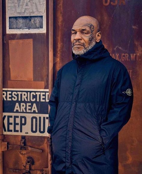 Alright, Thanks. on Instagram: “Mike Tyson in Stone Island” Football Casual Clothing, Muhammad Ali Quotes, Stone Island Jacket, Older Mens Fashion, Island Wallpaper, Handsome Male Models, Stone Island Clothing, Football Casuals, Island Pictures