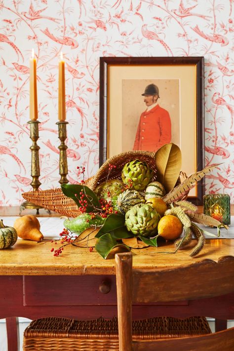 Fall Table Decor Ideas, Cornucopia Centerpiece, Pumpkin Carving Party, Fall Dinner Party, Pumpkin Topiary, Table Decor Ideas, Fall Entertaining, Faux Pumpkins, Fall Table Decor