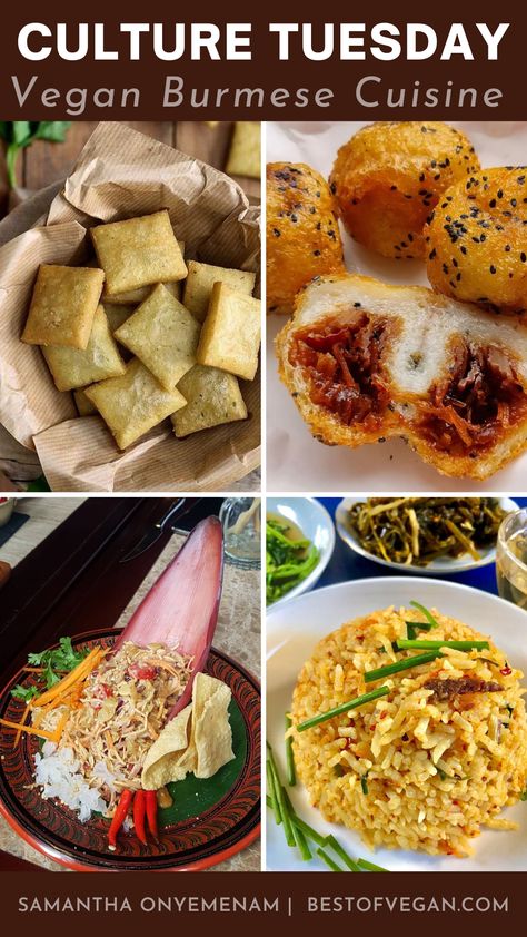 Culture Tuesday: an Exploration of Burmese Cuisine - Best of Vegan Burmese Recipes, Burmese Food, Green Papaya Salad, Tofu Salad, Green Papaya, Vegan Asian, Papaya Salad, Vegan Cooking, Vegan Foods