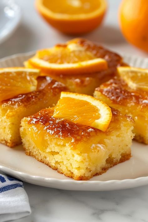 This traditional Greek orange cake is full of citrus flavor! It's moist, delicious, and guaranteed to satisfy. Sweet Polenta, Greek Orange Cake, Orange Polenta Cake, Polenta Cake, Cake Recipe Easy, Asian Cake, Polenta Cakes, Orange Cake Recipe, Traditional Cakes