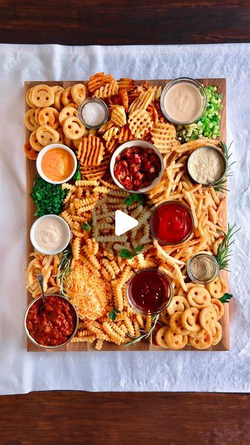 Kiel James Patrick on Instagram: "#ad Sarah and I put together a special charcuterie board for National French Fry Day using our favorite @mccainpotatoes French fries! #NationalFrenchFryDay #McCainFryDay"